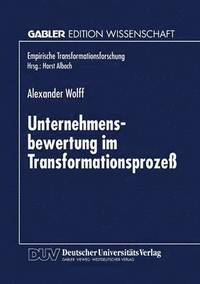 bokomslag Unternehmensbewertung im Transformationsprozess