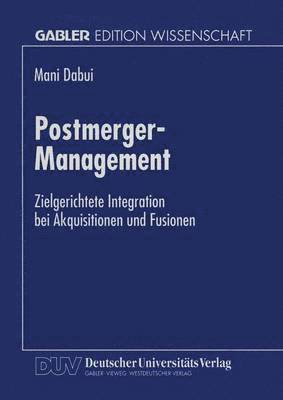 bokomslag Postmerger-Management