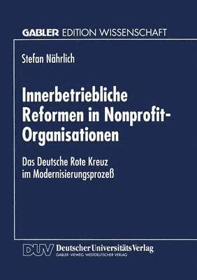 bokomslag Innerbetriebliche Reformen in Nonprofit-Organisationen