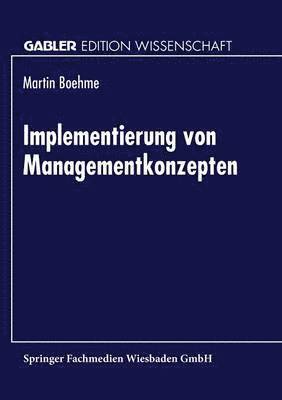 bokomslag Implementierung von Managementkonzepten