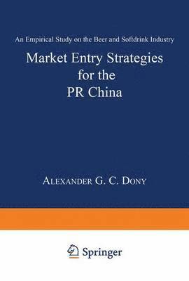 bokomslag Market Entry Strategies for the PR China