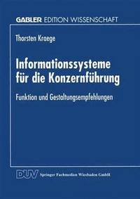 bokomslag Informationssysteme fur die Konzernfuhrung