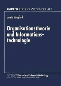 bokomslag Organisationstheorie und Informationstechnologie