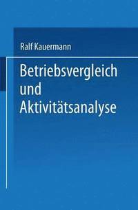 bokomslag Betriebsvergleich Und Aktivitätsanalyse