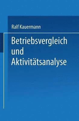 bokomslag Betriebsvergleich und Aktivitätsanalyse