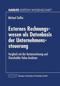 bokomslag Externes Rechnungswesen als Datenbasis der Unternehmenssteuerung