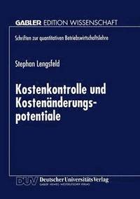 bokomslag Kostenkontrolle und Kostenanderungspotentiale