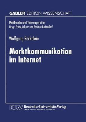 Marktkommunikation Im Internet, Häftad