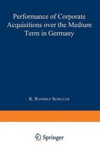 bokomslag Performance of Corporate Acquisitions over the Medium Term in Germany