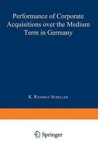 bokomslag Performance of Corporate Acquisitions over the Medium Term in Germany