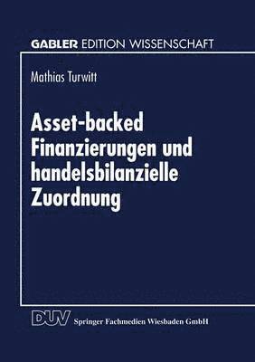 bokomslag Asset-Backed Finanzierungen Und Handelsbilanzielle Zuordnung