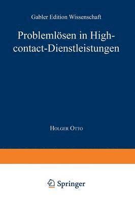 bokomslag Problemlösen in High-Contact-Dienstleistungen