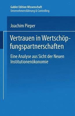 Vertrauen in Wertschoepfungspartnerschaften 1