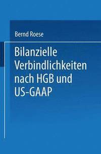 bokomslag Bilanzielle Verbindlichkeiten Nach Hgb Und Us-GAAP