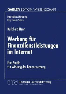 bokomslag Werbung fr Finanzdienstleistungen im Internet