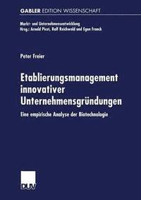 bokomslag Etablierungsmanagement innovativer Unternehmensgründungen