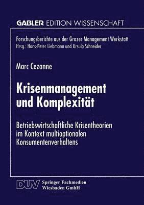 bokomslag Krisenmanagement und Komplexitat