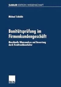 bokomslag Bonitätsprüfung im Firmenkundengeschäft