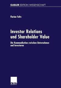 bokomslag Investor Relations und Shareholder-Value