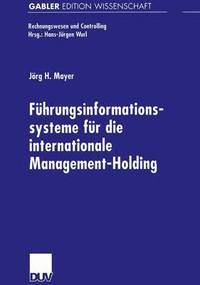 bokomslag Fhrungsinformationssysteme fr die internationale Management-Holding