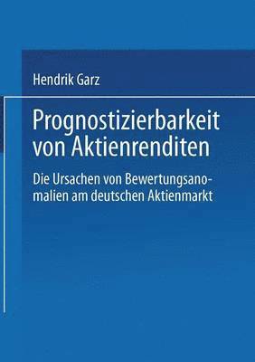 bokomslag Prognostizierbarkeit von Aktienrenditen