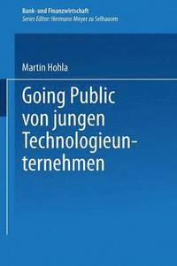 bokomslag Going Public von jungen Technologieunternehmen