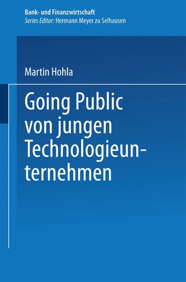 bokomslag Going Public von jungen Technologieunternehmen