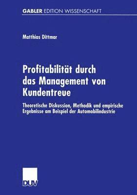 bokomslag Profitabilität durch das Management von Kundentreue