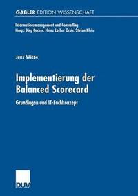 bokomslag Implementierung der Balanced Scorecard