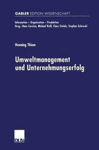 bokomslag Umweltmanagement Und Unternehmungserfolg