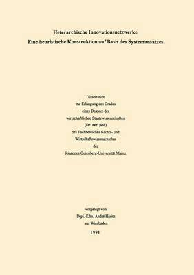bokomslag Innovationsnetzwerke: Ein Systemorientierter Ansatz
