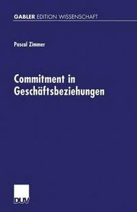 bokomslag Commitment in Geschäftsbeziehungen