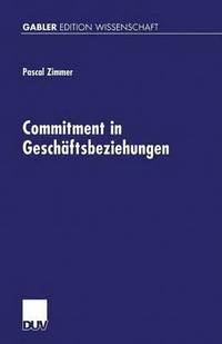 bokomslag Commitment in Geschaftsbeziehungen