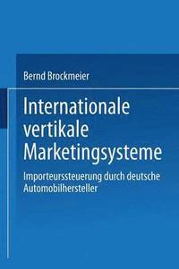 bokomslag Internationale vertikale Marketingsysteme