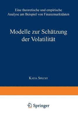 bokomslag Modelle zur Schtzung der Volatilitt