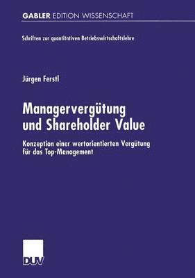 bokomslag Managervergtung und Shareholder Value