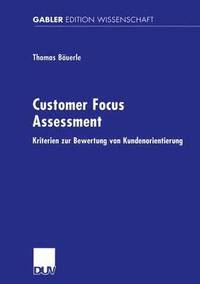 bokomslag Customer Focus Assessment