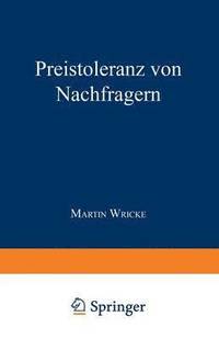 bokomslag Preistoleranz von Nachfragern