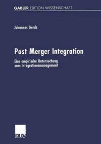 bokomslag Post Merger Integration