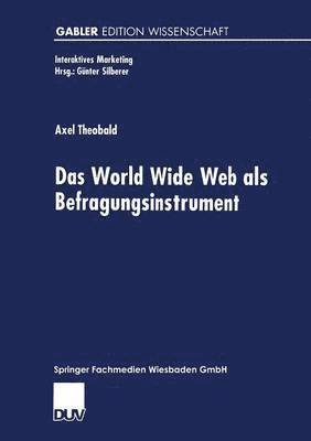bokomslag Das World Wide Web ALS Befragungsinstrument