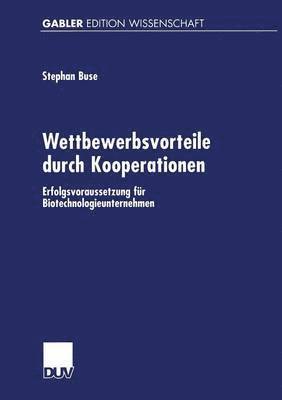 bokomslag Wettbewerbsvorteile durch Kooperationen