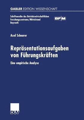 bokomslag Repräsentationsaufgaben von Führungskräften