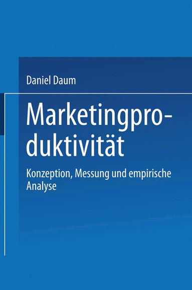 bokomslag Marketingproduktivität