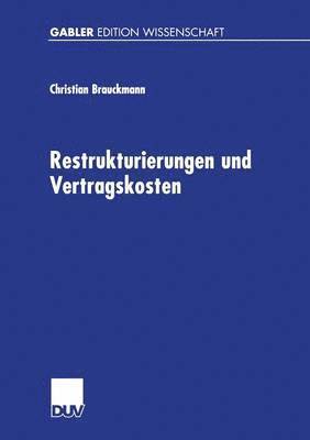 bokomslag Restrukturierungen und Vertragskosten