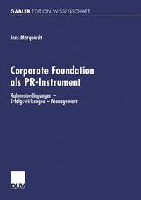 bokomslag Corporate Foundation als PR-Instrument