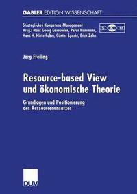 bokomslag Resource-based View und oekonomische Theorie