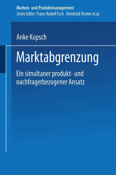Anke Kopsch - Marktabgrenzung, Häftad