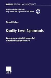 bokomslag Quality Level Agreements