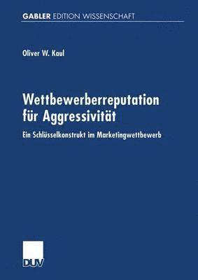 bokomslag Wettbewerberreputation für Aggressivität
