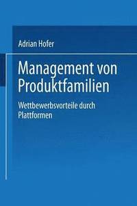 bokomslag Management von Produktfamilien